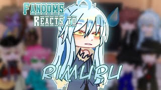 Fandoms Reacts To RimuruFandoms Reacts To EachOther TTIGRAASGCRV [upl. by Chretien]