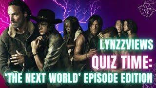 Richonne Quiz Time The Next World Episode Edition thewalkingdead rickgrimes michonne [upl. by Hoj]