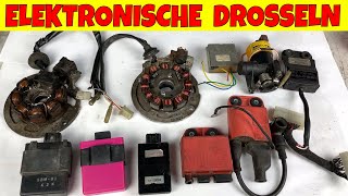 Übliche elektrische Drosseln beim Roller CDI Mofadrossel Lichtmaschine Drosselklappe usw NEU [upl. by Nyltak847]