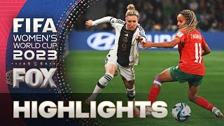 Germany vs Morocco Highlights  2023 FIFA Womens World Cup [upl. by Rowena]