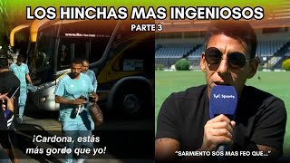 MEJORES GRITOS DE HINCHAS ARGENTINOS  PARTE 3 ingeniosos y graciosos  MomentoHinchas 5 [upl. by Lanie]