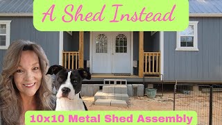 Patiowell Metal Shed Assembly [upl. by Reuven]