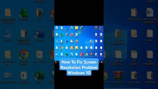 How To Fix Screen Resolution Problem Windows 10  Easy 2024 shorts screenresolution windows10 [upl. by Alviani349]