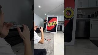 THE MOST GIANT UNO CARD IN THE WORLD 😱Subscribe to me❤️ [upl. by Waylen]