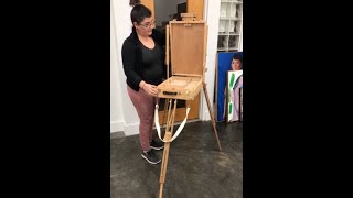 Shelf Life Art Presents How to Set Up a French Easel [upl. by Publus321]