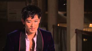 The Mortal Instruments City of Bones Godfrey Gao quotMagnus Banequot On Set Interview  ScreenSlam [upl. by Auqenaj]