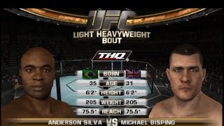 Anderson Silva vs Michael Bisping UFC Undisputed 2010 [upl. by Evelin172]