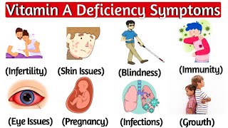 Vitamin A Deficiency Symptoms  Vitamin A ki kami se kya hota ha [upl. by Launamme]