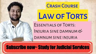 Essentials of Torts  Injuria sine damnum  Damnum sine injuria  Law of Torts [upl. by Eleanora]