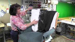 Upholstering A Channel Back Chair Part 4 [upl. by Hawkie495]