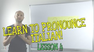 How to Pronounce Italian Syllables  Italian Pronunciation for Beginners [upl. by Oeramed]