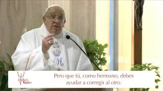 Corregir con caridad verdad y humildad El Papa Francisco en Casa Santa Martha HD 12092014 [upl. by Seel]