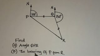 calculating bearings maths [upl. by Einohtna]