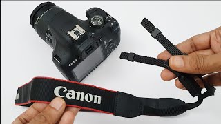 Canon DSLR  How to Attach Neck Strap [upl. by Colinson]