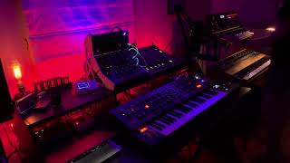 Moog meets Sequential Analog drone jam [upl. by Quill]