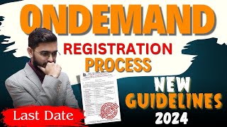 NIOS OnDemand Exam 2024 Last Date amp Registration Process Explained  Complete Guide [upl. by Emelin]