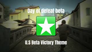 Day of Defeat Beta Allied Victory Theme Remastered  dods custom theme by me [upl. by Naesad507]