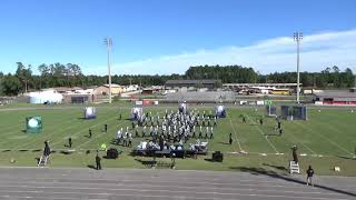 Ponte Vedra High School Marching Band 2018 at Middleburg HSPrelims Performance [upl. by Aikkan355]