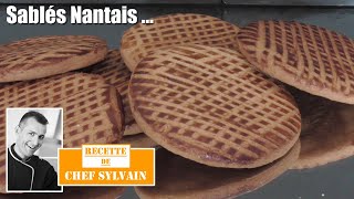 Sablés nantais  Recette par Chef Sylvain [upl. by Bain956]