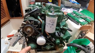 Volvo Penta 2002 Engine Repair and Hot Water Tank Removal [upl. by Li]