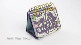 Hot selling desktop flip calendar [upl. by Idelson]