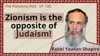 Ep 100  How Zionism stole Jewish Identity with Rabbi Yaakov Shapiro [upl. by Ahslek]