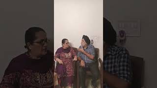 Manu ek gal dasi jara punjabi hushbandwife husbanwifecomedy funny youtubeshorts [upl. by Enerol374]