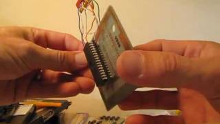 Inserting  Removing an EPROM to  from socket [upl. by Bogosian]