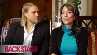 Sons of Anarchy Charlie Hunnam and Katey Sagal Interview [upl. by Okihcim885]