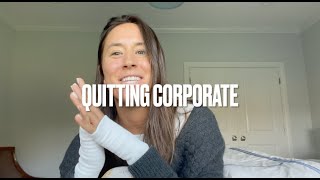 Sit Down Chat Quitting Corporate  No More 95 Job [upl. by Etnelav]