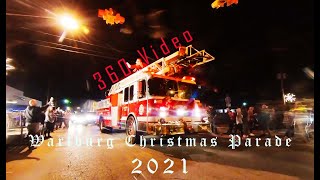 Wartburg Christmas Parade 2021  360 Video [upl. by Yenatirb]