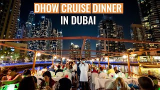 Dhow Cruise Dinner in Dubai  Rayna Tours [upl. by Zetroc]