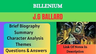 Billennium by jg ballard billennium short story  billennium  billennium summary [upl. by Ainevuol]