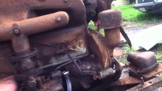 1933 Waukesha part 3 run after starter motor clean [upl. by Lubin]