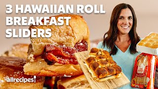 3 Breakfast Sandwiches Made on Hawaiian Rolls  Allrecipes [upl. by Jo307]