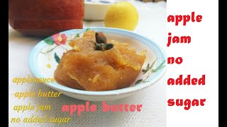 How To Make Apple Jam Without Sugar at Home Sugarfree Jam Jelly Apple Butter [upl. by Hufnagel]