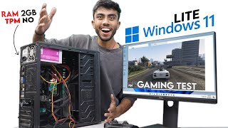 I Tried Gaming on Windows 11 LITE Version 🤩 By Microsoft More FPS [upl. by Ilojna]