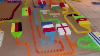 World Cup Domino Line 8000 Dominoes [upl. by Ydisac284]