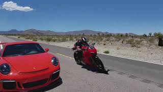 Ducati Panigale V4 S fly by at 190mph 305kmh [upl. by Nic]