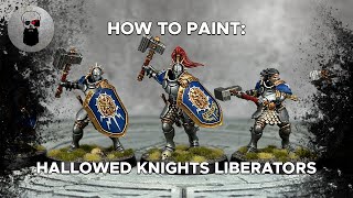 Contrast How to Paint Hallowed Knights Liberators [upl. by Llenral]