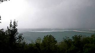 Goderich Tornado nearing the beach and Sifto Mine [upl. by Valdes465]