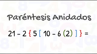 Preálgebra paso 21 Paréntesis Anidados  Paréntesis dentro de un Paréntesis [upl. by Htebazie64]