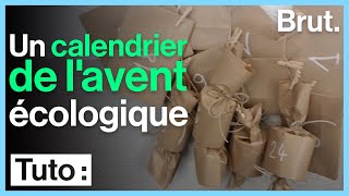 Tuto  Comment réaliser un calendrier de lavent écolo [upl. by Ariaj15]