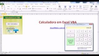 Calculadora em Excel VBA [upl. by Nikal]