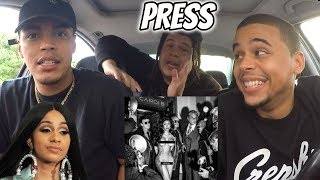 Cardi B  Press Official Audio  Reaction Review [upl. by Graybill]