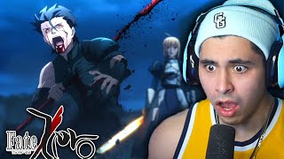 RIP LANCER 😭  FateZero  E16  REACTION The End of Honor [upl. by Emily]