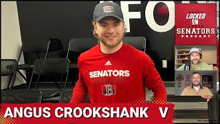 Angus Crookshank Talks AHL AllStar Experience NHL Debut  Belleville Sens Run Towards The Playoffs [upl. by Lessirg]