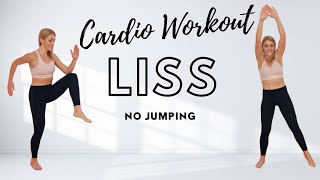 🔥FAT BURNING LISS CARDIO WORKOUT🔥LOW INTENSITY STEADY STATE CARDIO🔥ALL STANDING🔥NO JUMPING🔥 [upl. by Gilly]