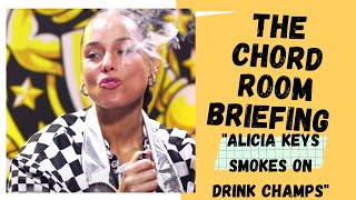 Alicia Keys Smokes on Drink Champs [upl. by Yelserp674]