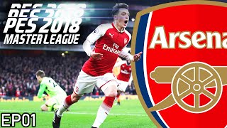 PES 2018 Arsenal Master League S1E1  HOW GOOD IS THIS GAME [upl. by Gearard]